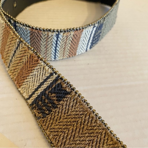 Vintage Paul Harris Blanket Style Belt Studded Western Color Size M/L NWT - Picture 7 of 14